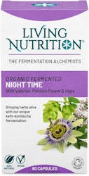 Living Nutrition Organic Fermented Night Time 60 Capsules