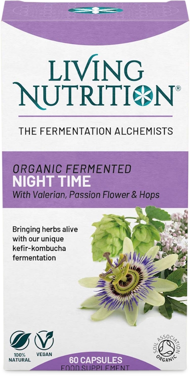 Living Nutrition Organic Fermented Night Time 60 Capsules