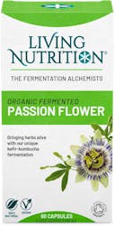 Living Nutrition Organic Fermented Passion Flower 60 Capsules