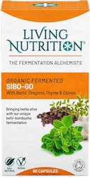 Living Nutrition Organic Fermented Sibo-Go 60 Capsules