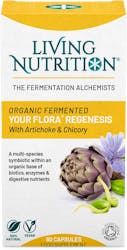 Living Nutrition Your Flora Regenesis With Artichoke & Chicory 60 Capsules