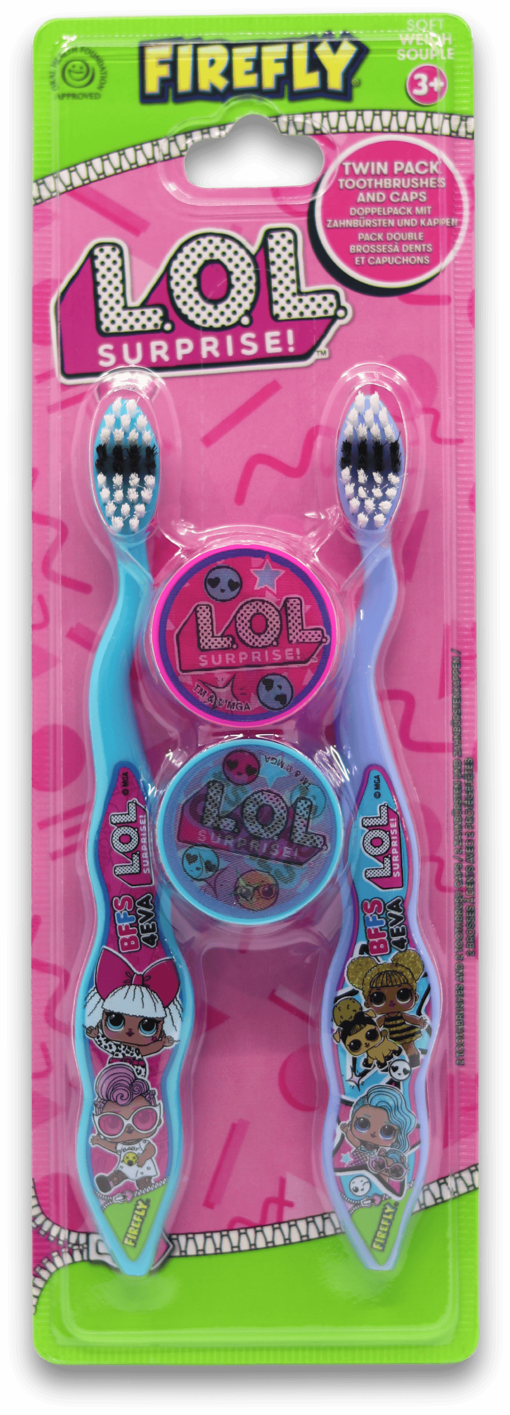 LOL Surprise! Travel Kit 2 Toothbrush &amp; Cap