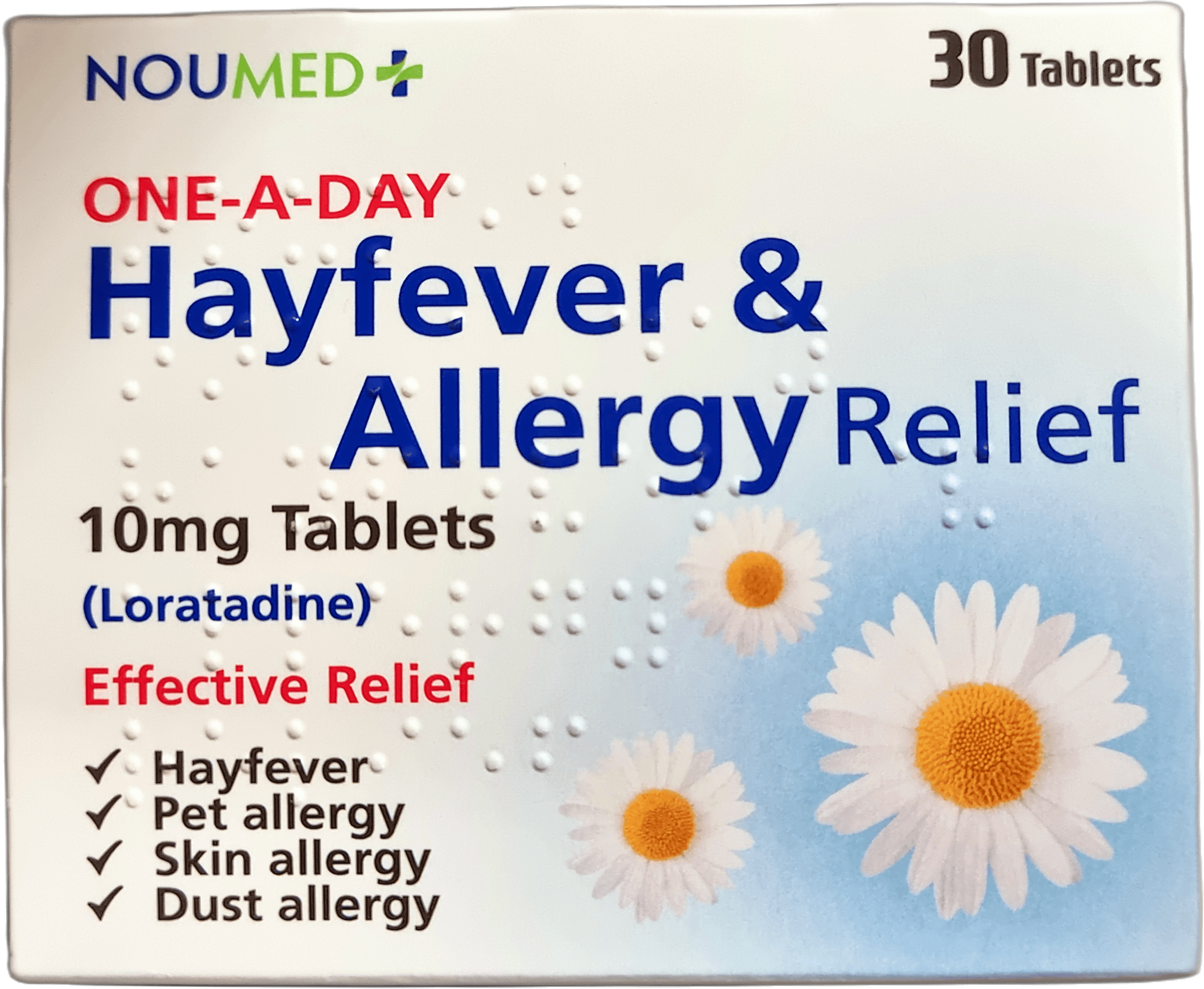 Loratadine One-A-Day Hayfever & Allergy Relief 10mg 30 Tablets
