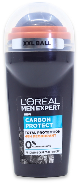 Photos - Cream / Lotion LOreal L'Oréal Men Expert Carbon Protect 48H Roll On Deodrant 50ml 