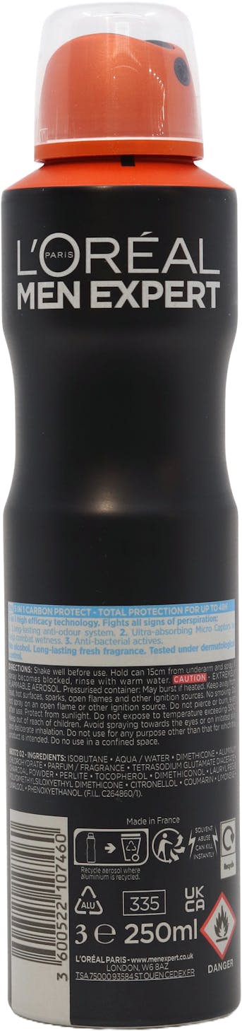 L'Oréal Men Expert Carbon Protect Anti-Perspirant 250ml - 2