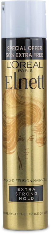 Photos - Hair Styling Product LOreal L'Oréal Paris Elnett Hairspray Extra Strong Hold 300ml 