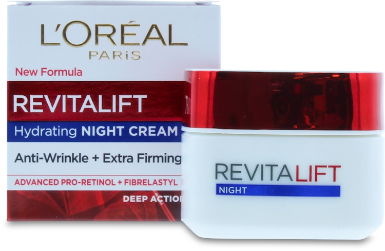 Photos - Cream / Lotion LOreal L'Oréal Paris Revitalift Anti-Wrinkle & Firming Retinol Night Cream 50ml 