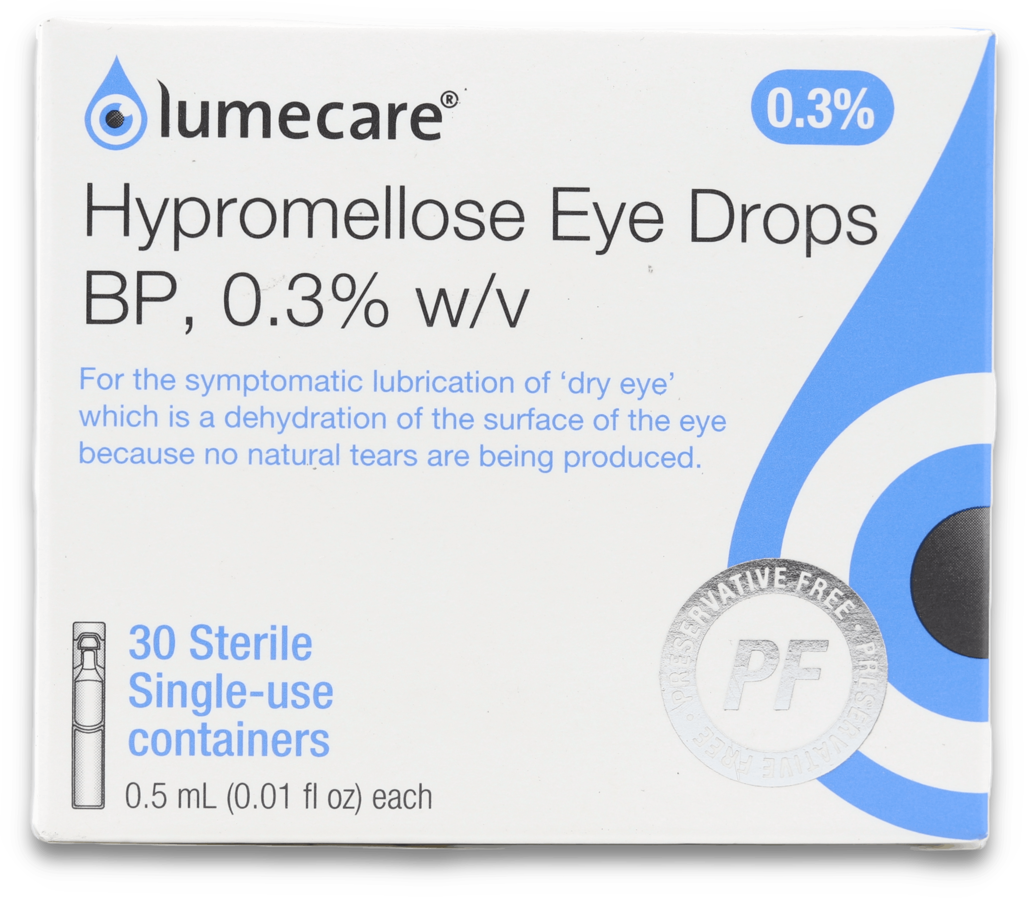 Lumecare Hypromellose Eye Drops Unit Dose 30 x 0.5ml