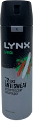 LYNX Afirca Anti Sweat Antiperspirant 200ml