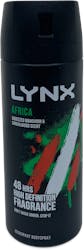 Lynx Africa Squeezed Mandarin And Sandalwood Scent Deodorant 150ml