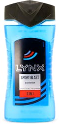 Lynx Sport Blast Shower Gel 3in1 With Oxygen 250ml