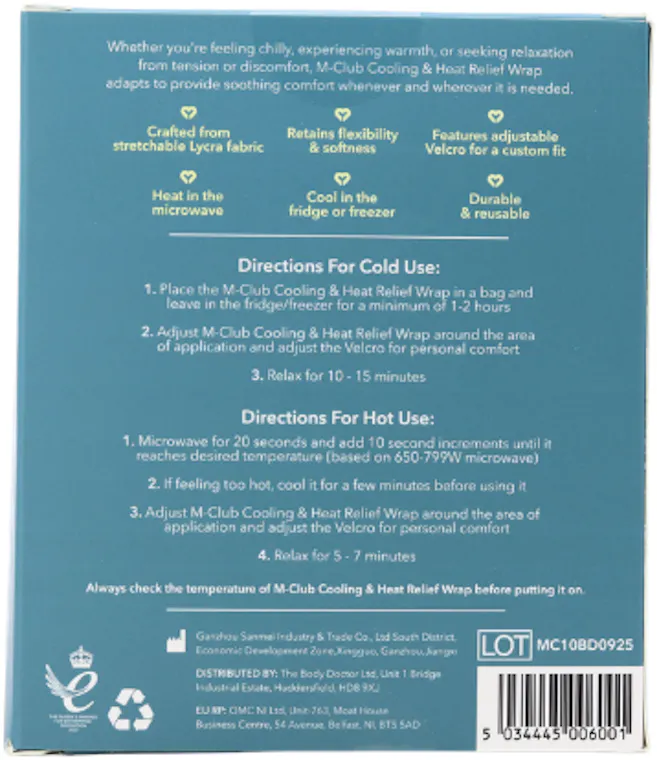M-Club Cooling & Heat Relief Wrap - 2