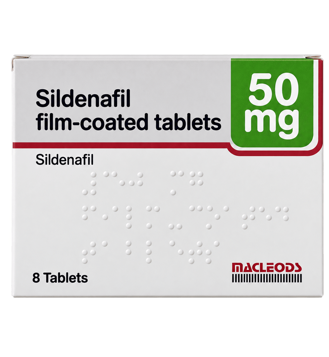 Macleods Sildenafil 50mg 4 Tablets