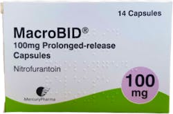 Macrobid Nitrofurantoin 100mg Slow Release (PGD) 6 Capsules
