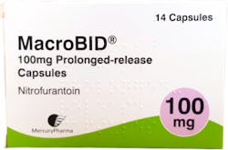 Macrobid Nitrofurantoin 100mg Slow Release (PGD) 6 Capsules
