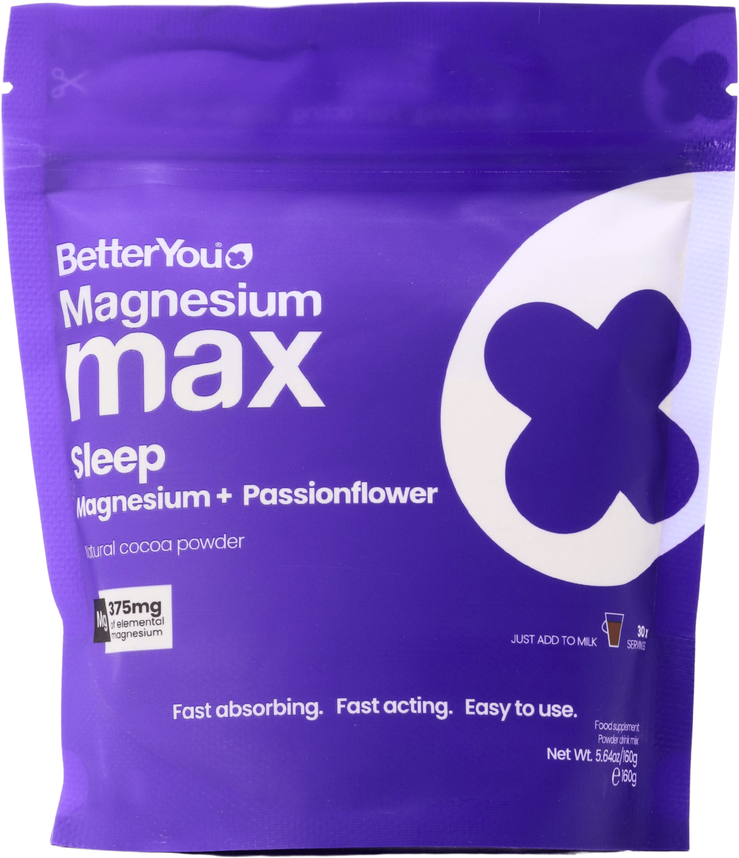 BetterYou Magnesium Max Sleep Powder 160g