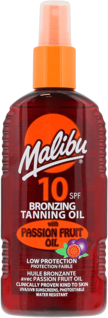 Malibu Bronzing Tanning Oil Passion Fruit SPF10 200ml