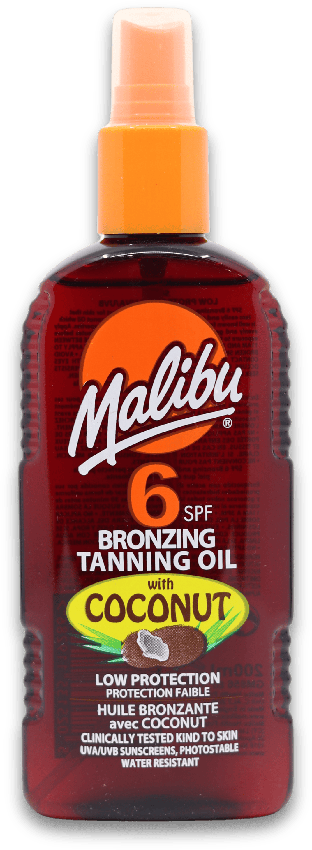Malibu Coconut Bronzing Tan Oil SPF6 200ml
