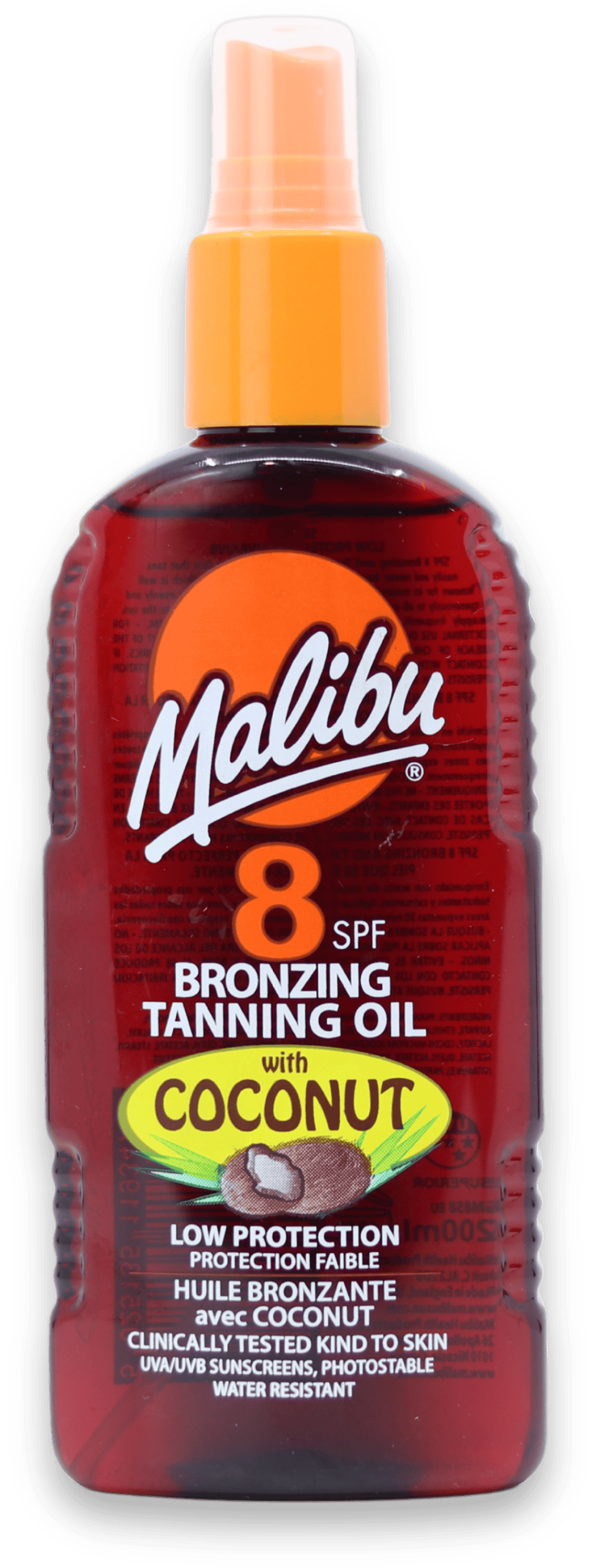 Malibu Coconut Tanning Oil SPF8 200ml