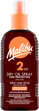 Malibu Dry Oil Spray SPF2 200 ml