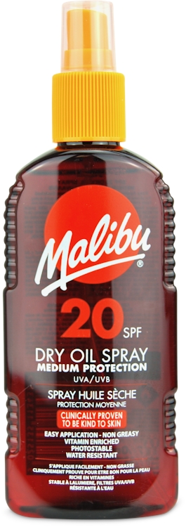 Malibu Malibu Dry Oil Spray With SPF20 200ml