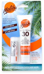 Malibu Face Cream SPF30 40ml & Lip Balm SPF30