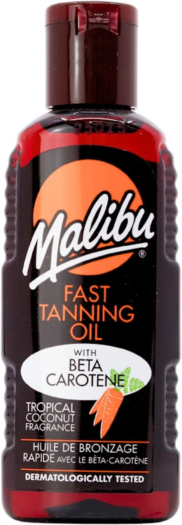 Malibu Fast Tanning Oil with Beta Carotene 100ml