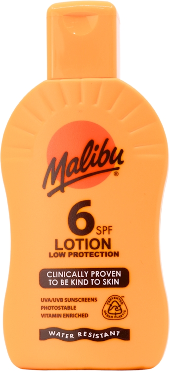 Malibu Sun Lotion SPF6 Low Protection 200ml