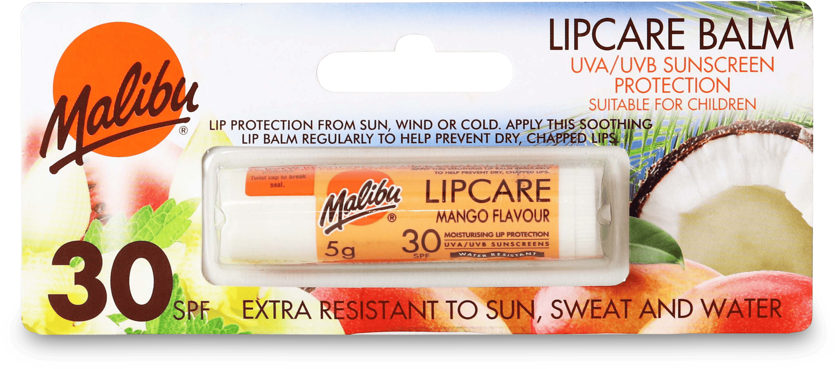 Malibu Spf 30 Lip Balm Mango 4g