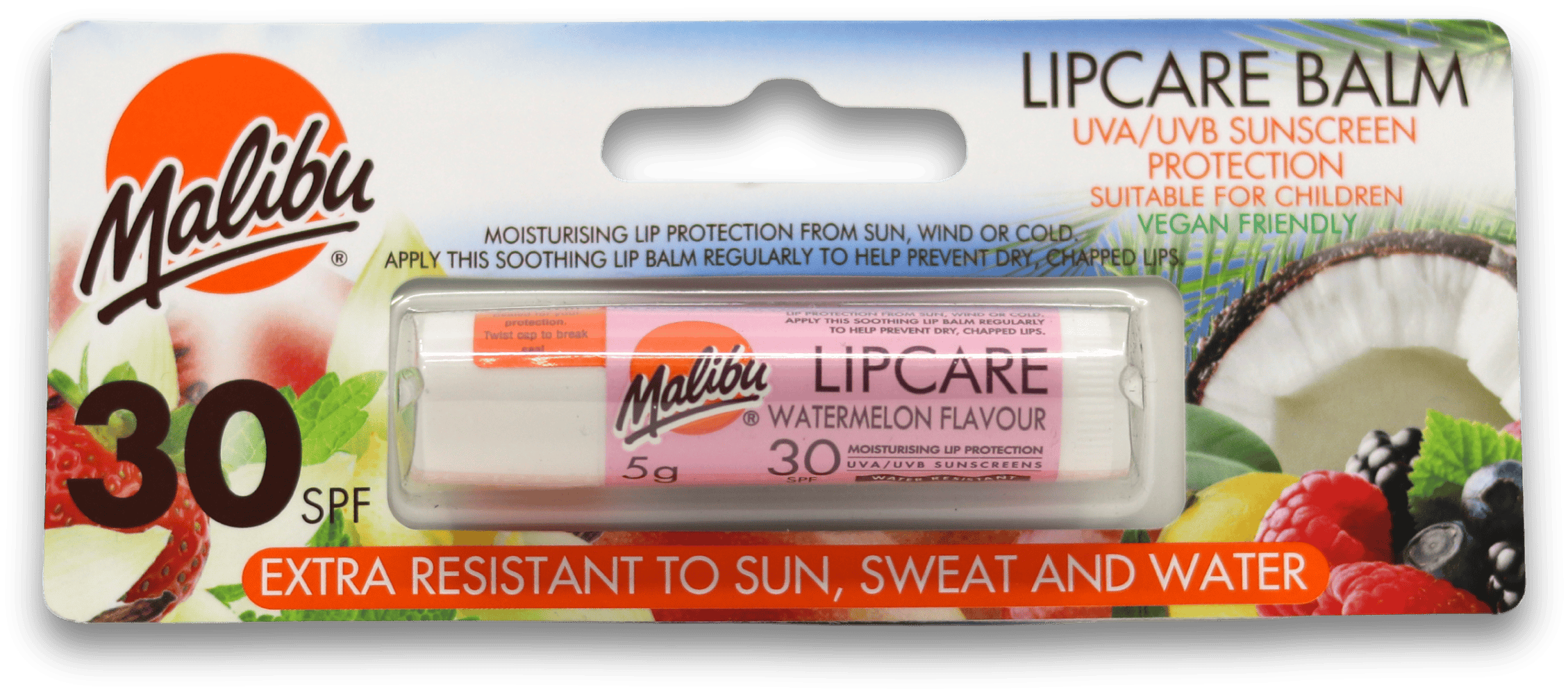 Malibu SPF 30 Lip Balm Watermelon 4g