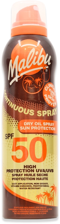 Malibu Malibu Continuous Spray Dry Oil SPF50 175ml