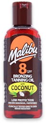 Malibu Bronzing Tanning Oil with Coconut SPF8 100ml
