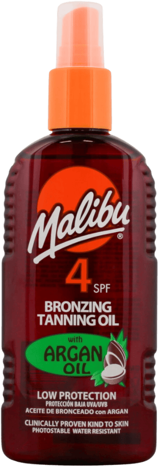 Malibu Tanning Oil Argan SPF4 200ml