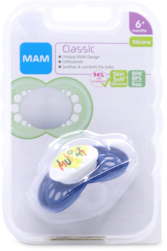 Mam Classic Soother Clipstrip 6months medino