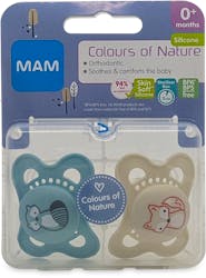 Mam Colours Of Nature Dummy 2 Pack