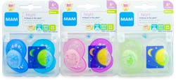 Mam Night Soothers 6+ Months 2 Pack