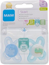 Mam Start Soothers 0-2 Months 2 Soothers