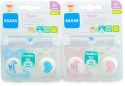 Mam Style Soothers 0+Months 2 Soothers