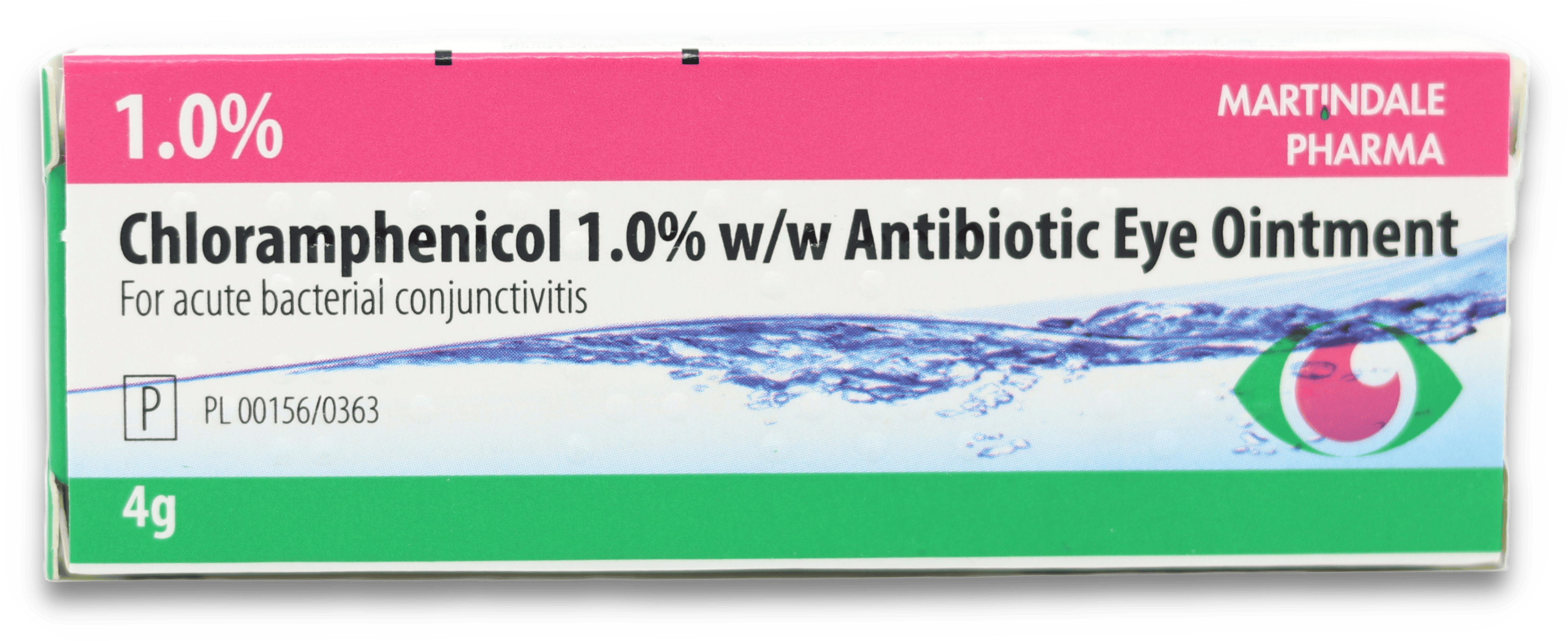 Martindale Chloramphenicol 1% w/w Eye Ointment 4g