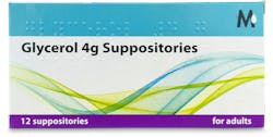Martindale Glycerol 4g Suppositories for Adults 12 Pack