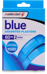 Masterplast Blue Plasters 60 pack