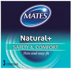 Mates Natural Condoms 3 Pack