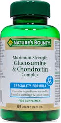 Nature's Bounty Maximum Strength Glucosamine & Chondroitin 60 Caplets