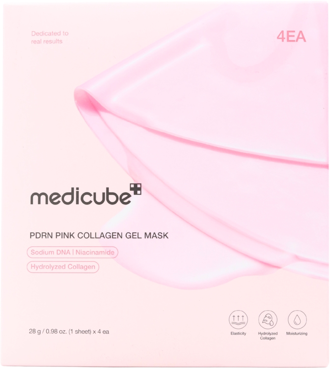 Debenhams Women's PDRN Pink Collagen Gel Masks - 4 Pack in Misc
