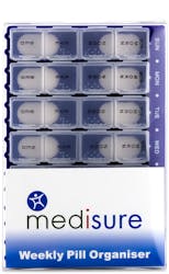 Medisure Weekly Pill Organiser 28 Compartments