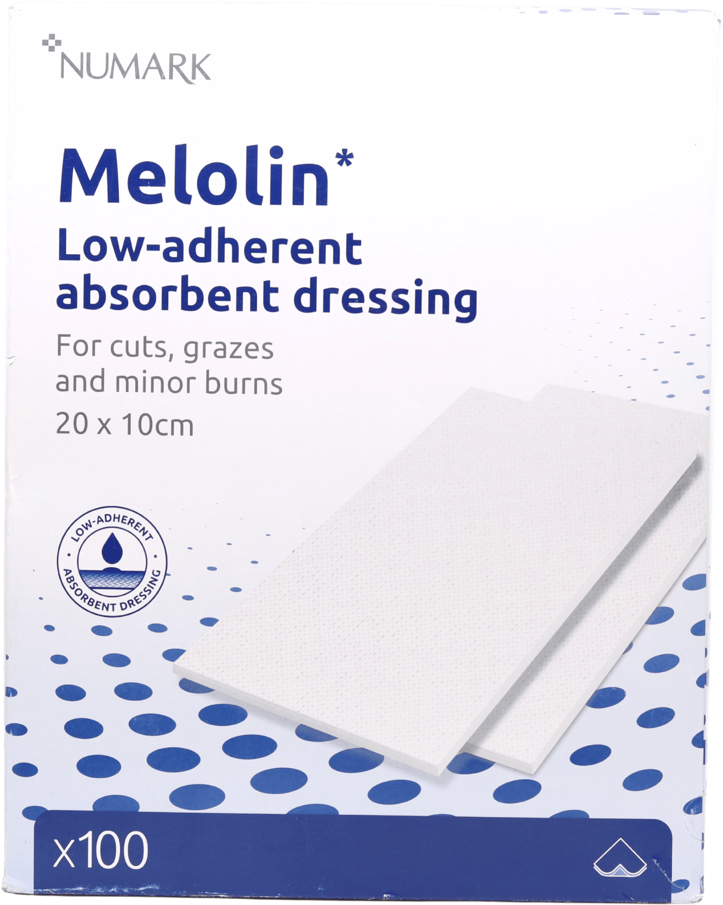 Numark Melolin 10x20cm 100 Pack