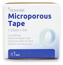 Numark Micropore Tape 1.25cm x 5m