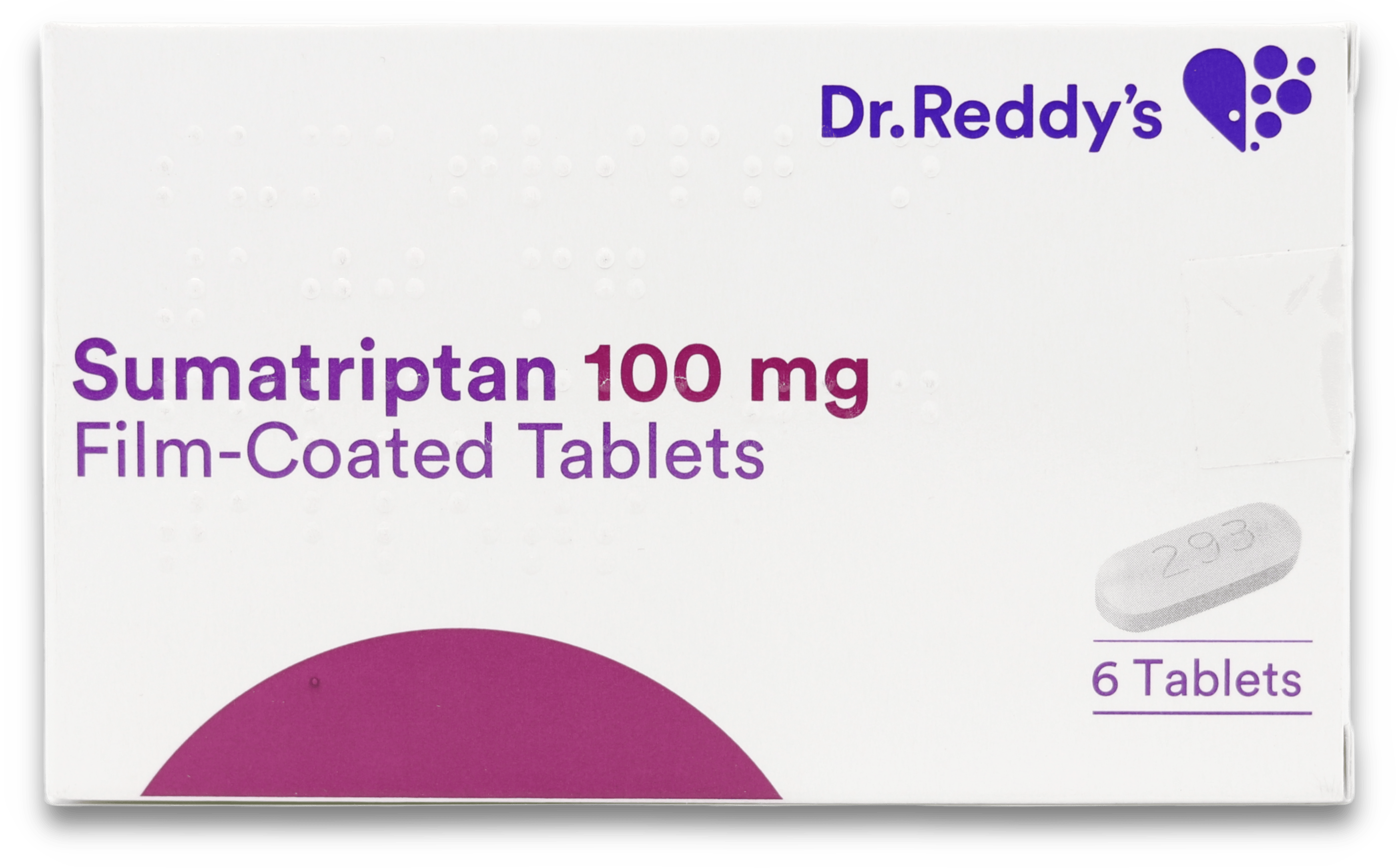 Migraine treatment -  Dr. Reddy's Sumatriptan 100mg 6 Tablets