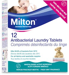 Milton 12 Antibacterial Laundry Tablets