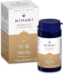 Minami PluShinzO-3 Omega-3 Fish Oil + Pro-Aging Complex 30 Capsules